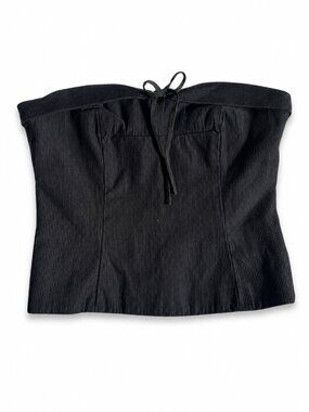 Marc Jacobs Women's Strapless Bustier Top in Black